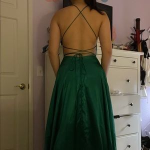 Green prom dress